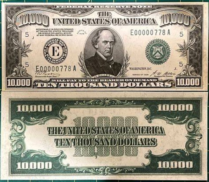 Are 100 000 dollar bills real?