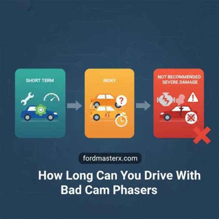 Can you drive with bad cam phasers?