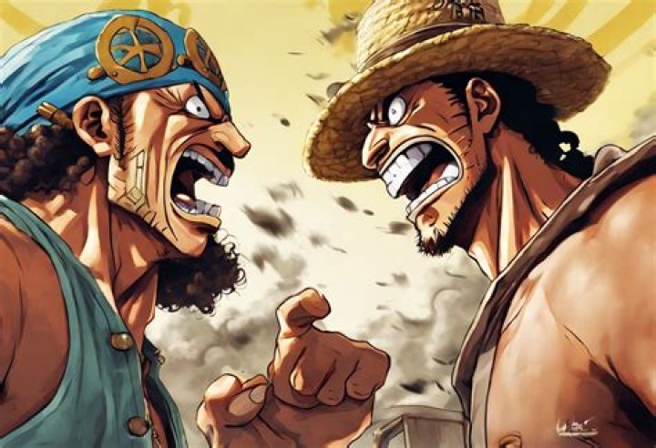 Does usopp ever meet his dad?