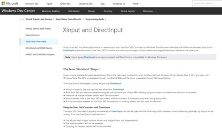 How do I change direct input to Xinput?