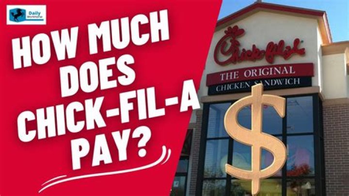 How much does Chick Fil A pay 15 year olds a week?