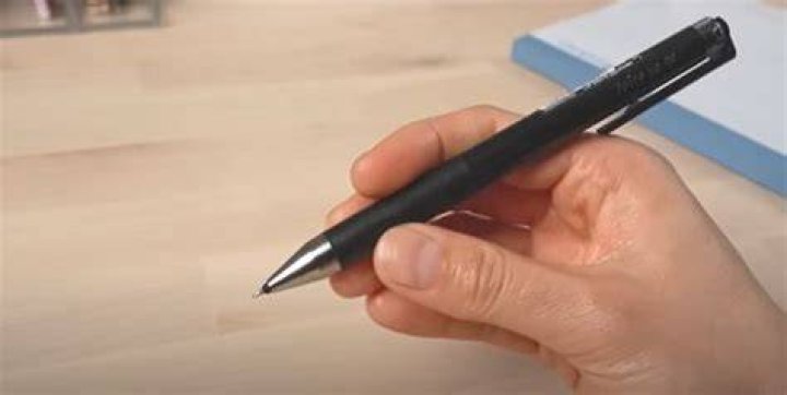 Should pens be stored up or down?