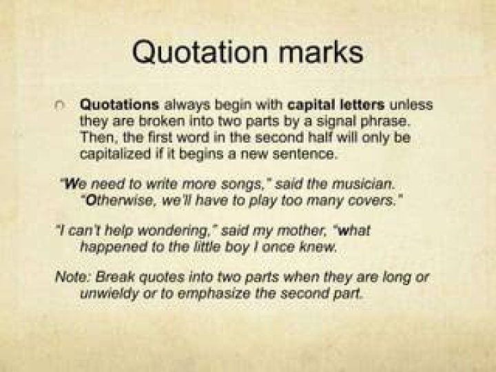 Should quotes be capitalized?