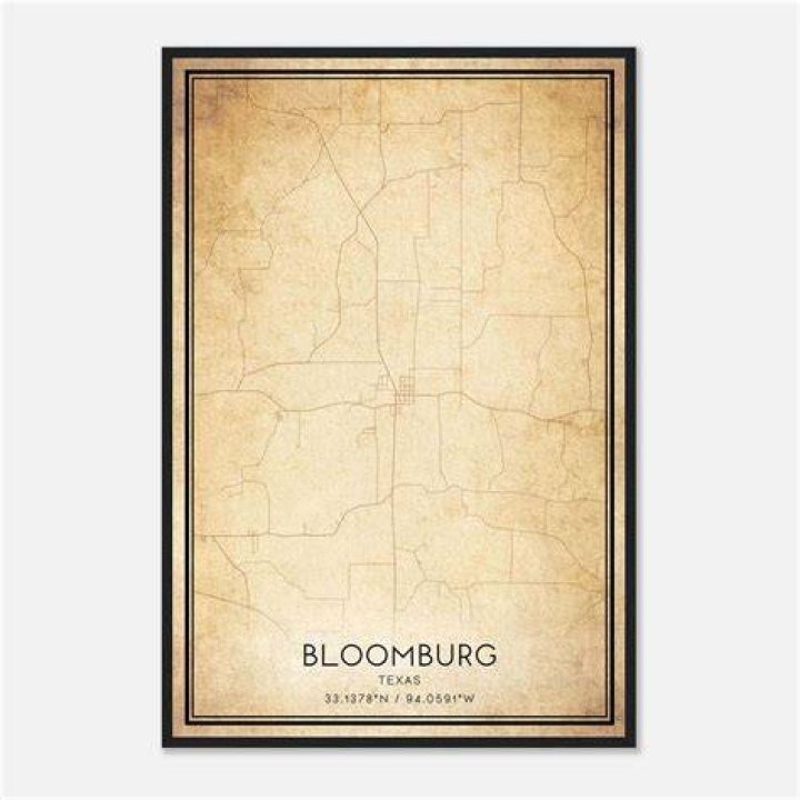 When was bloomburg texas founded?
