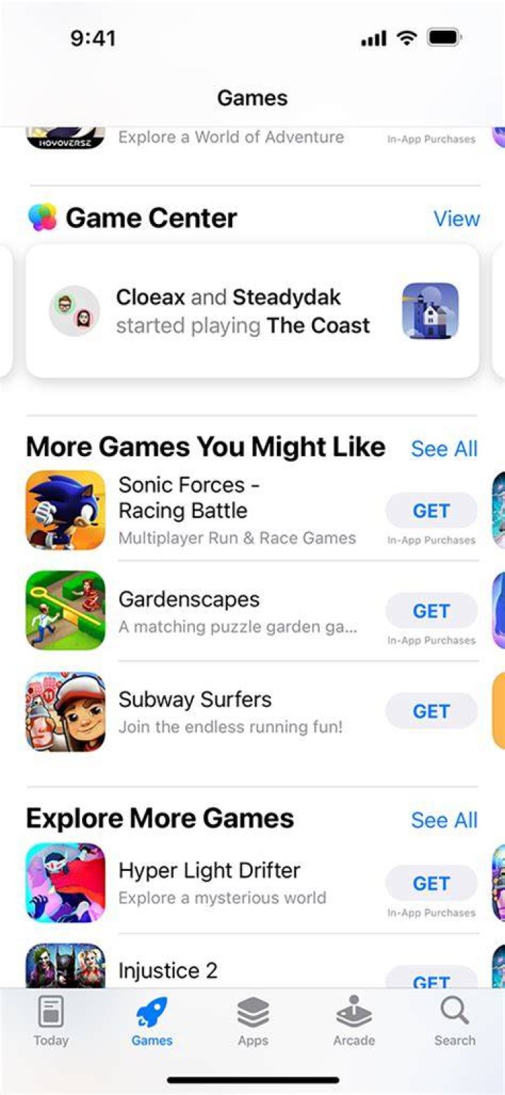 Where is the Game Center app?