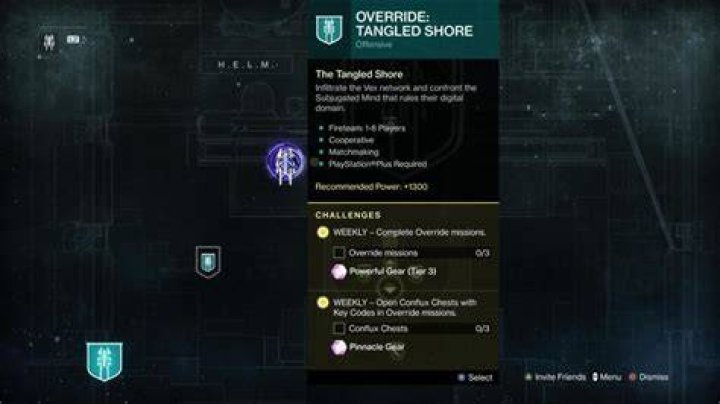 Where is the override activity destiny 2?